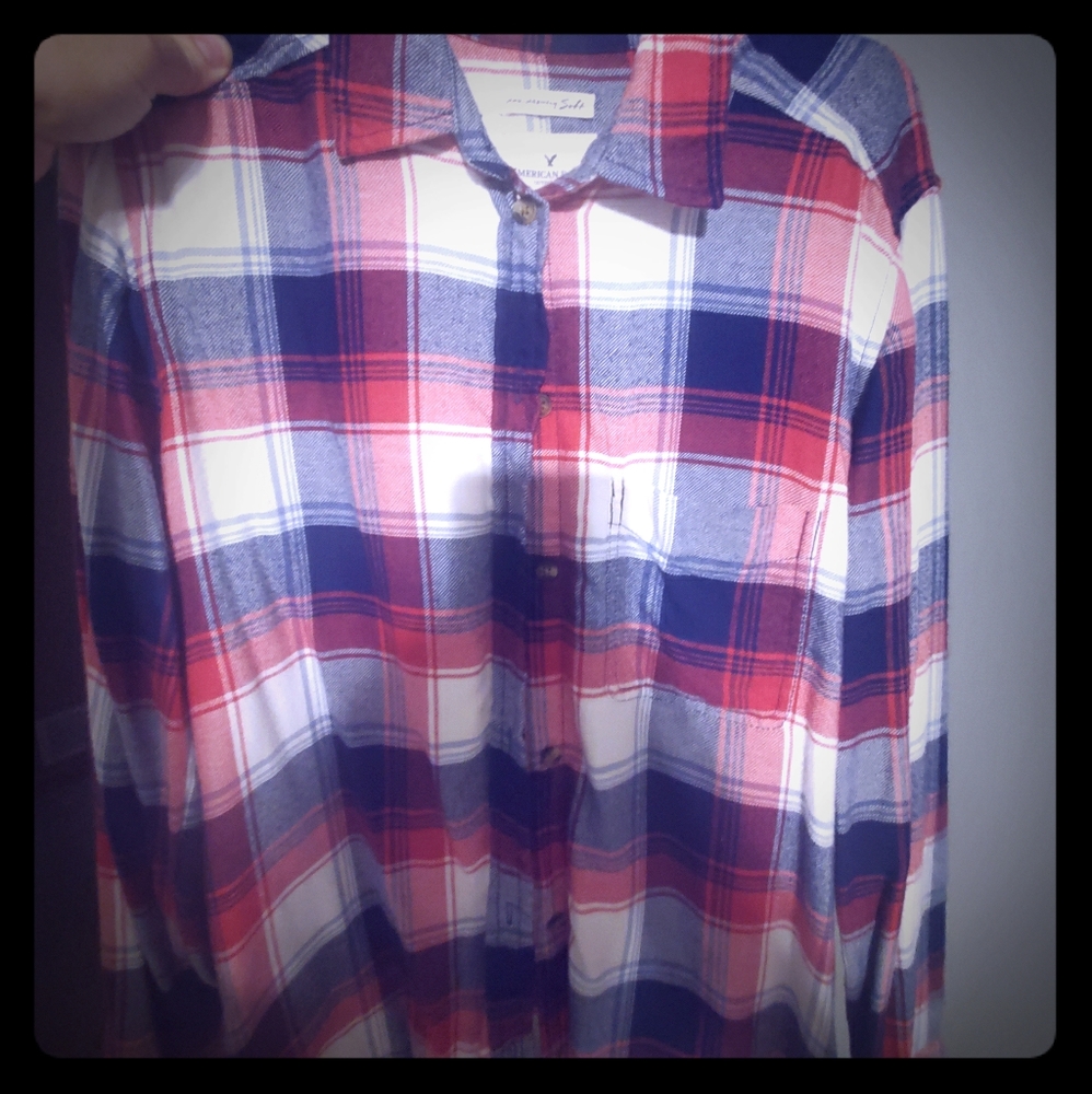 Soft flannel button down
